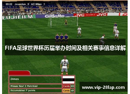 FIFA足球世界杯历届举办时间及相关赛事信息详解